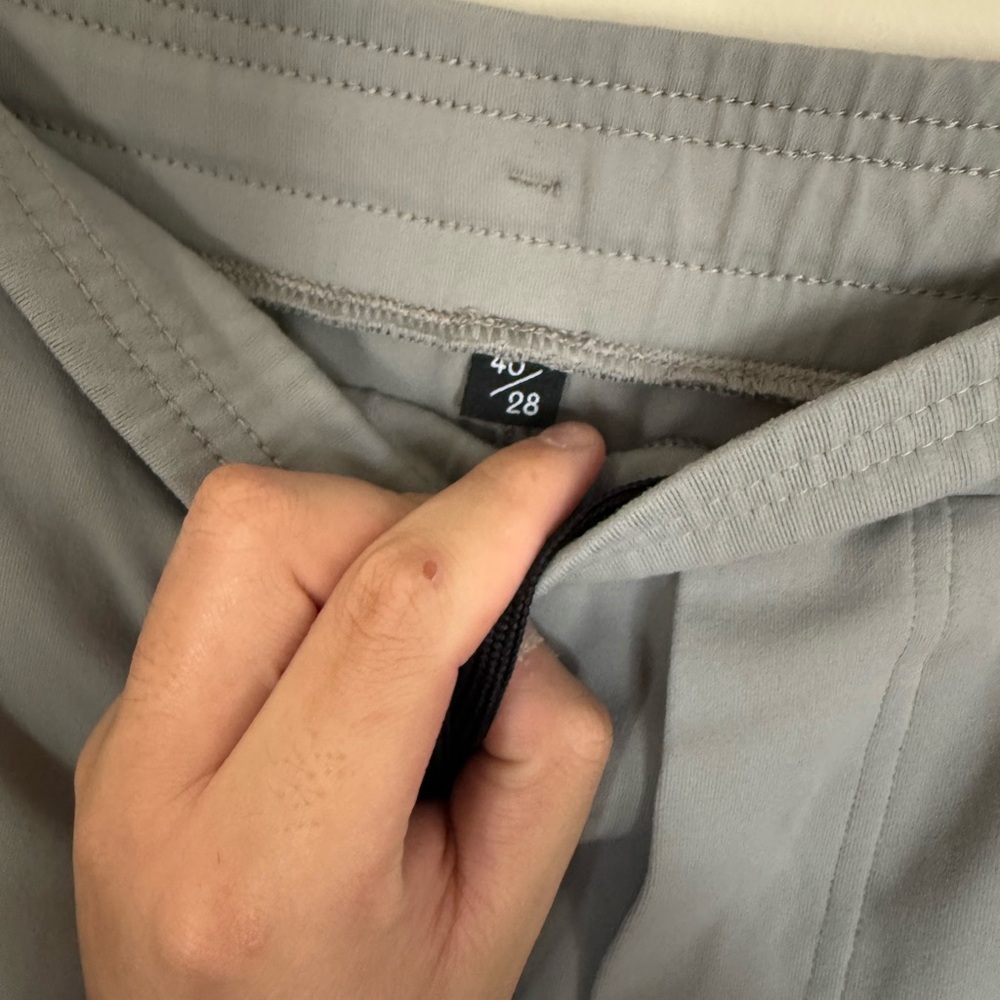 Gray Men’s Public REC 40x28 Daybreaker Straight Leg Athlesuire Pants Drawstring - Picture 6 of 6